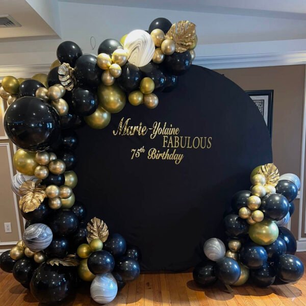 elegant balloon arch the brat shack