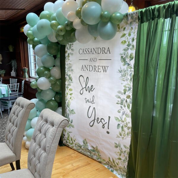 Engagement Backdrop The Brat Shack