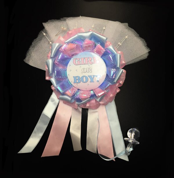 Girl or Boy Gender Reveal Corsage The Brat Shack