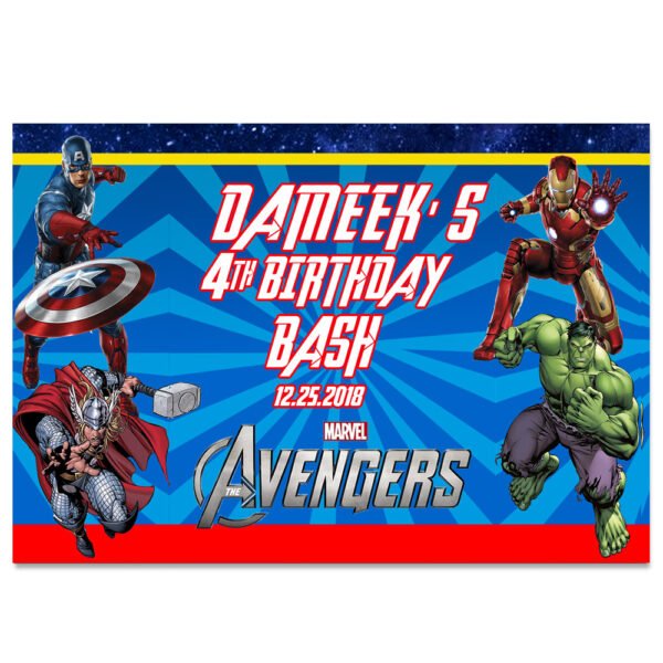the brat shack avengers label