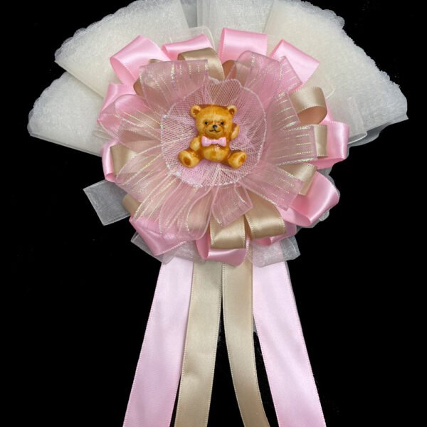 teddy bear corsage baby shower The brat shack