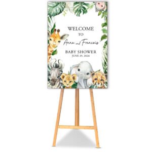 Cute Animal Safari Poster board
