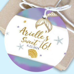 mermaid favor tags the brat shack