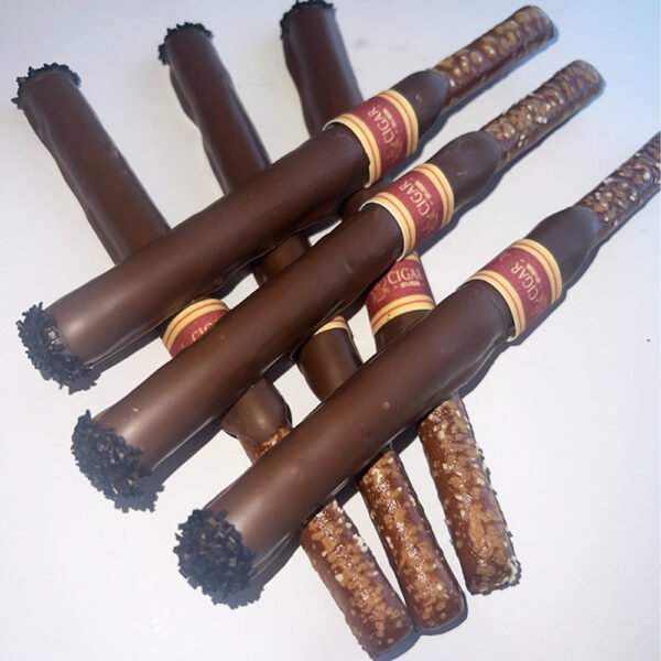 Adult Man Birthday Cigar Chocolate Covered Pretzels Treats The brat shack