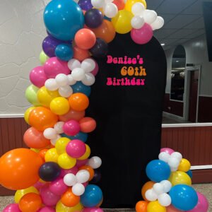 Balloon Garland with Backdrops