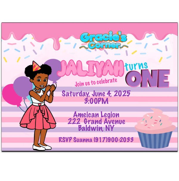 Gracie's Corner Invitation The brat shack