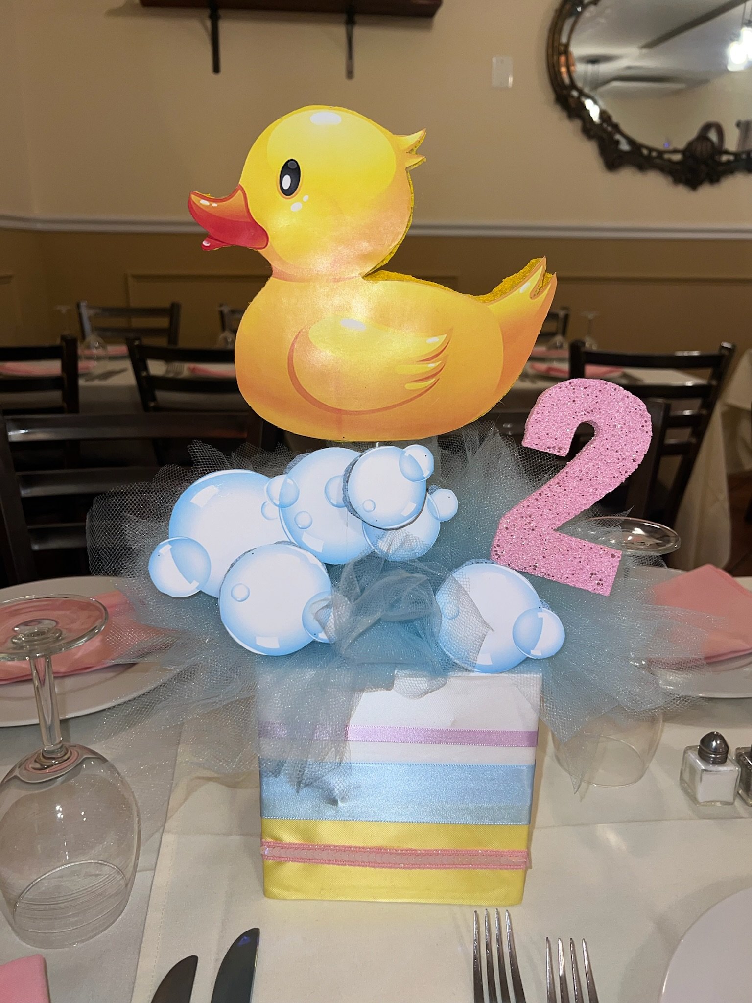 Duck centerpiece The brat shack