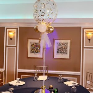 confetti balloon setup the brat shack
